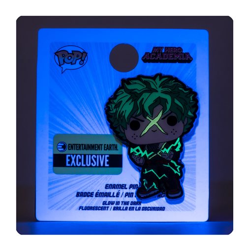 My Hero Academia Deku Full Cowl Pop! Enamel Pin - Entertainment Earth Exclusive