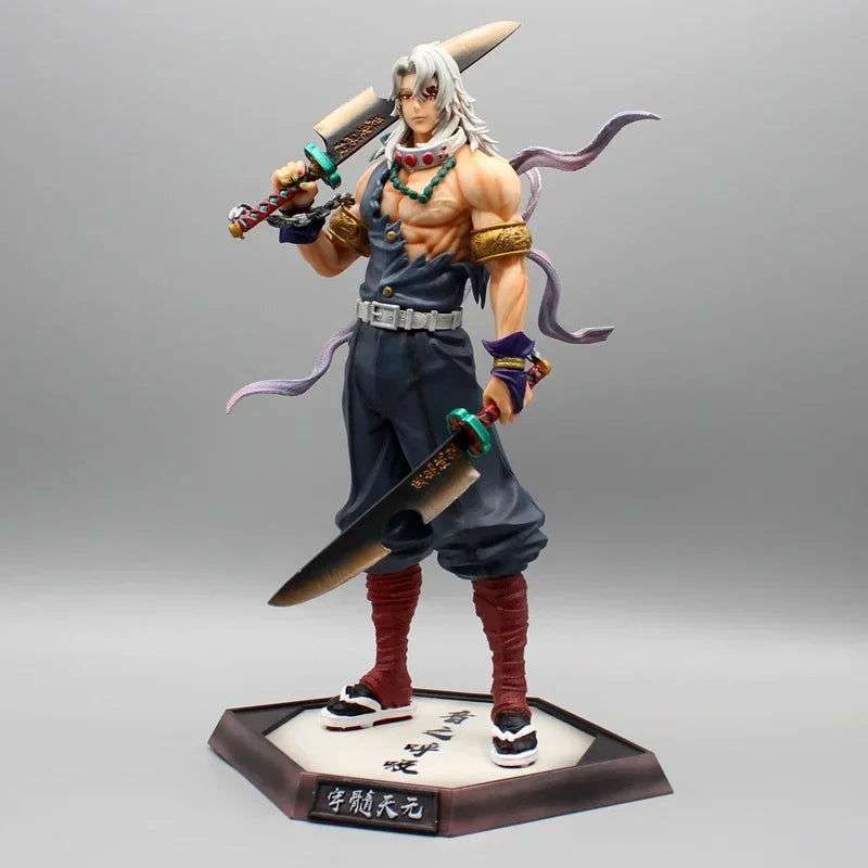 Tengen Uzui Demon Slayer Anime Figure, Sound Hashira Demon Slayer Kimetsu No Yaiba Figurines