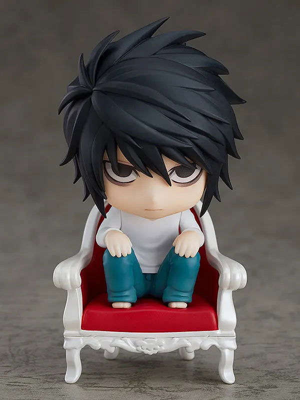10 CM Death Note L and Yagami Light Anime Figurines, Kawaii Cute Chibi Action Figures PVC Toys Collection