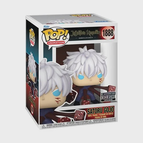 Jujutsu Kaisen Satoru Gojo Trapped Premium Funko Pop Vinyl Figure 1888   Entertainment Earth Exclusive