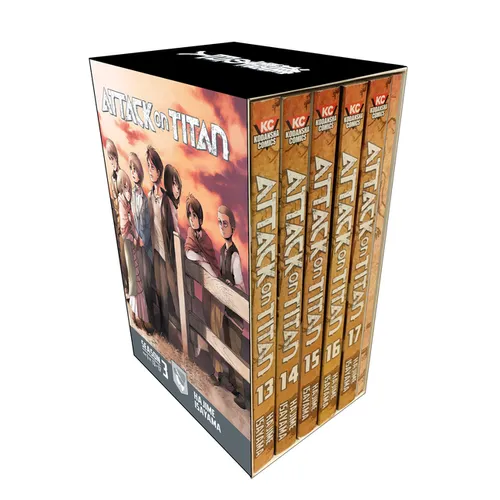 Attack on Titan Season 3 Part 1 Manga Box Set - Paperback