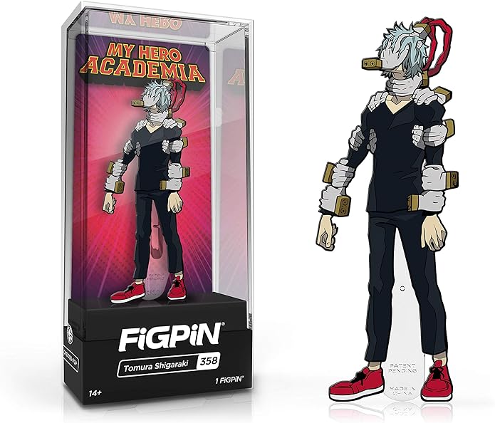 My Hero Academia Tomura Shigaraki FiGPiN Enamel Pin  #358