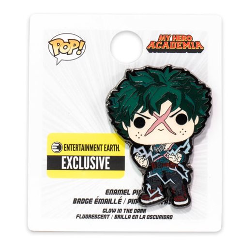 My Hero Academia Deku Full Cowl Pop! Enamel Pin - Entertainment Earth Exclusive