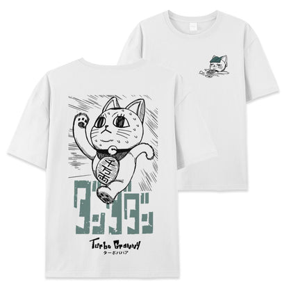 Aesthetic "Dandadan" Turbo Granny Shirt – Okarun Momo Retro Anime Tee
