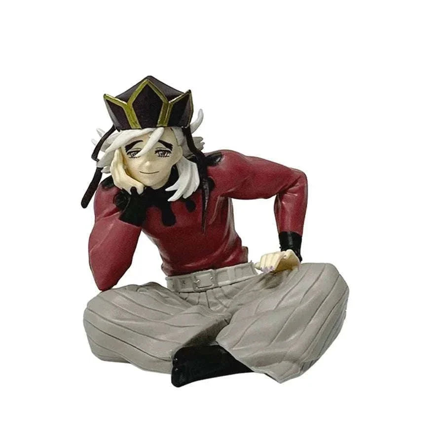 Demon Slayer Anime Figure Douma Upper Two Action Figure Statue Noodle Stopper 8.5 CM