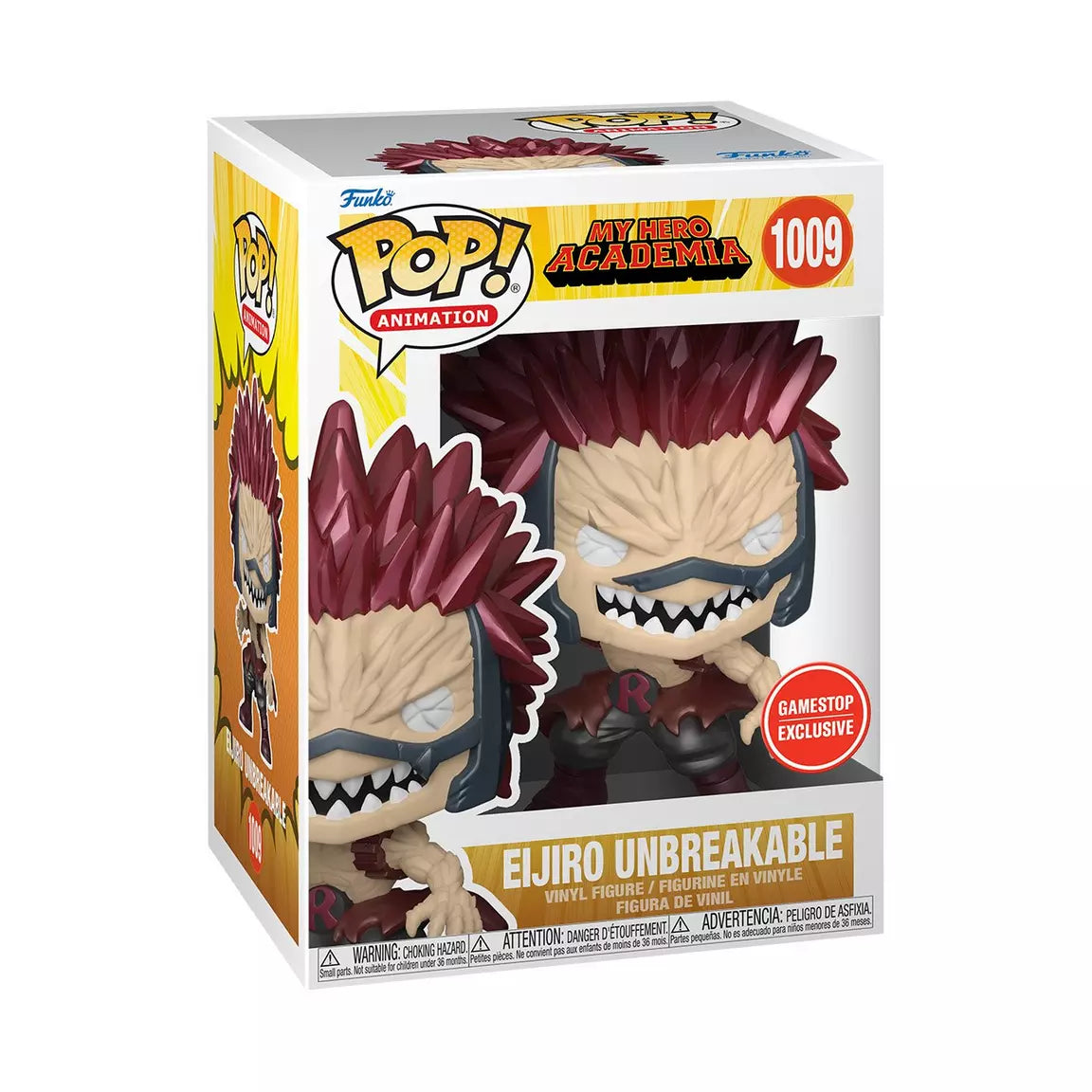 POP! Metallic: My Hero Academia Eijiro Unbreakable Vinyl Figure GameStop Exclusive