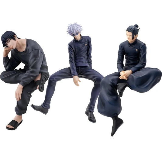 Fushiguro Toji Anime Figure Jujutsu Kaisen Action Figurines Sitting PVC Model Collectible Toy Gift