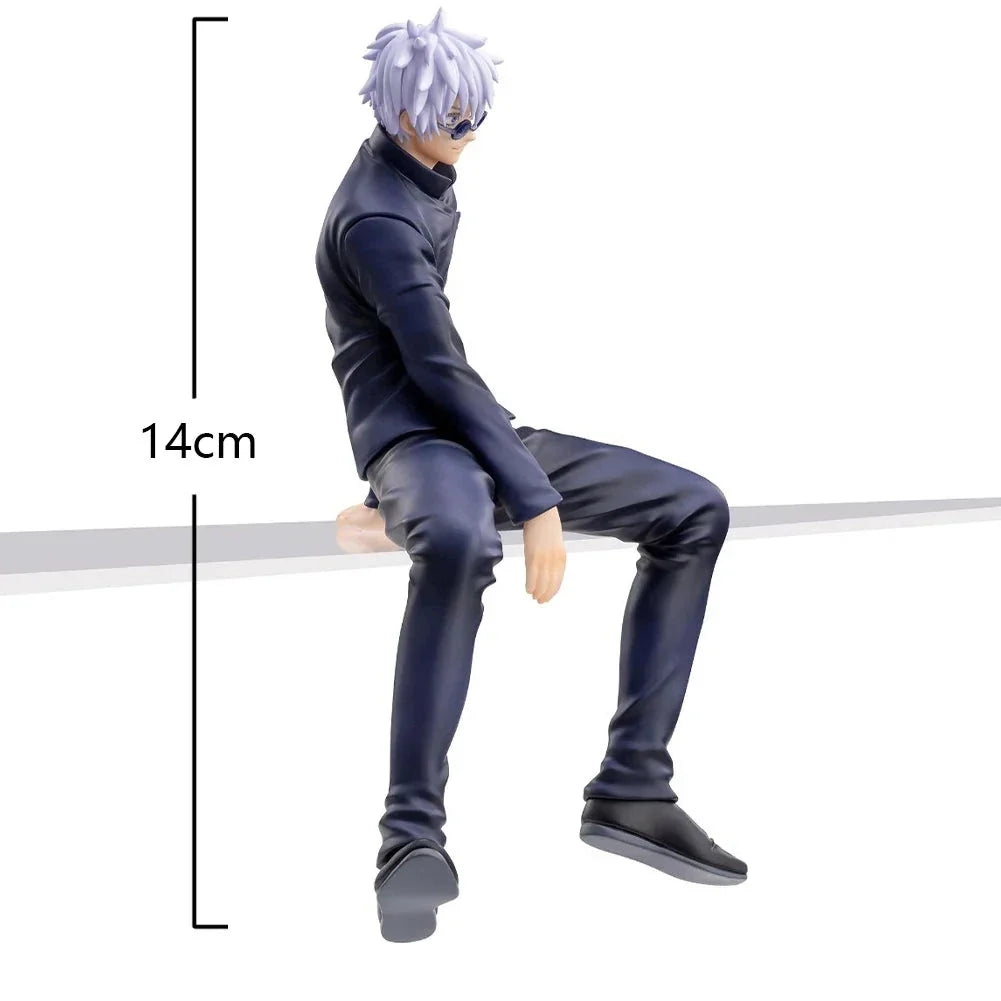 Fushiguro Toji Anime Figure Jujutsu Kaisen Action Figurines Sitting PVC Model Collectible Toy Gift