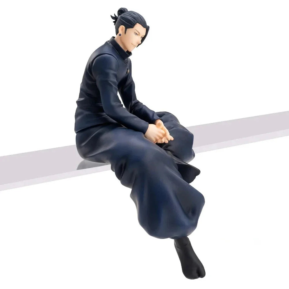 Fushiguro Toji Anime Figure Jujutsu Kaisen Action Figurines Sitting PVC Model Collectible Toy Gift