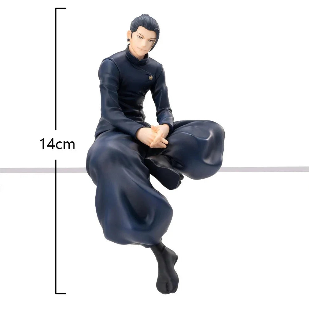 Fushiguro Toji Anime Figure Jujutsu Kaisen Action Figurines Sitting PVC Model Collectible Toy Gift