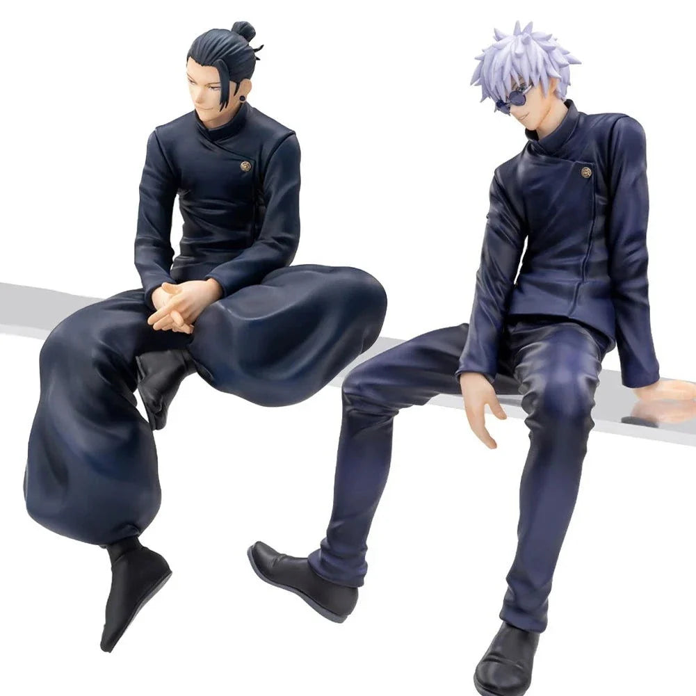 Fushiguro Toji Anime Figure Jujutsu Kaisen Action Figurines Sitting PVC Model Collectible Toy Gift