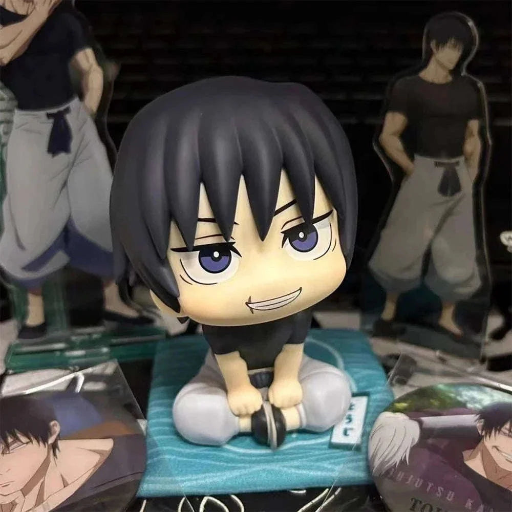 Gojo Satoru Anime Figure Jujutsu Kaisen Action Figurines Chibi Mini Set PVC Model Collectible Display Toy Gift