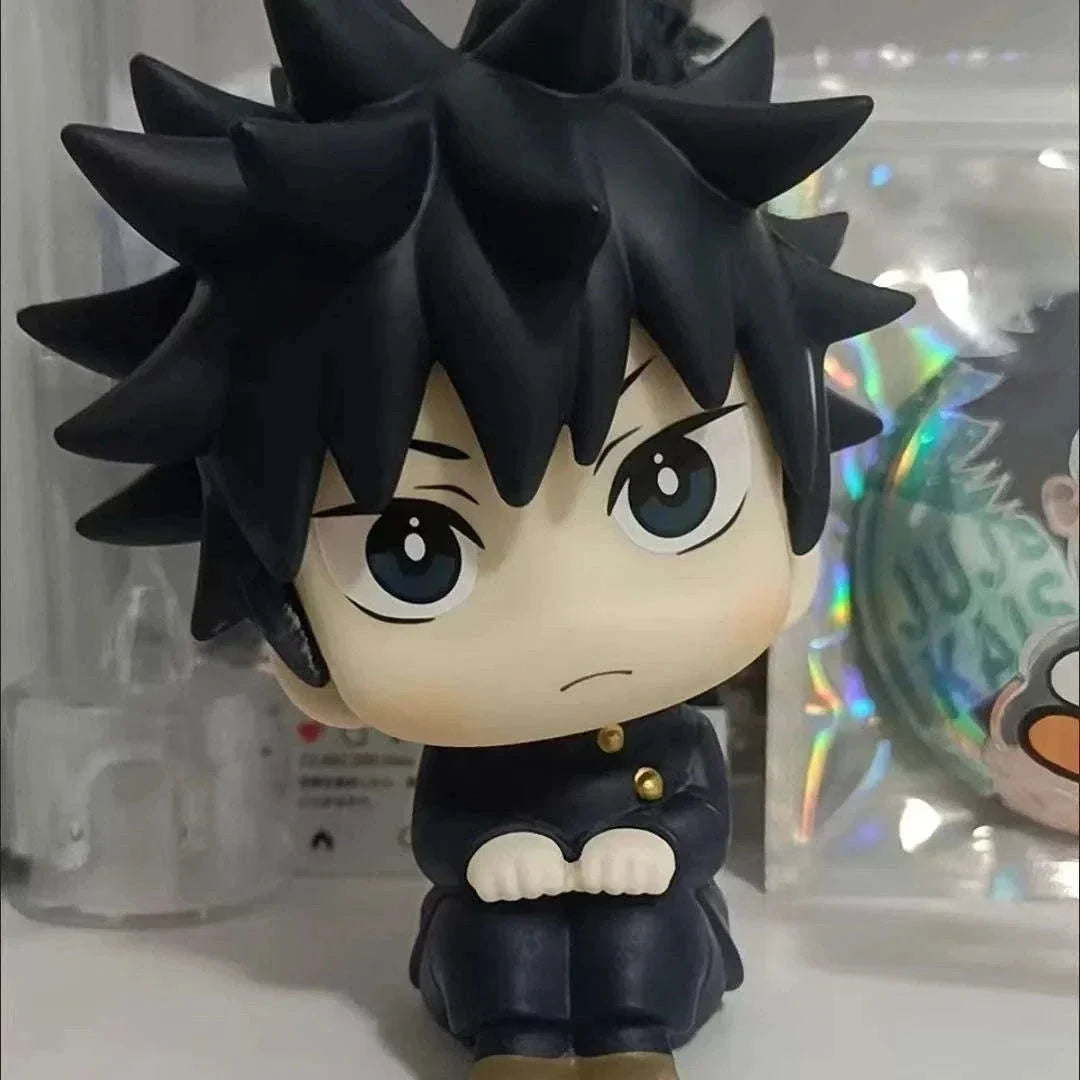 Gojo Satoru Anime Figure Jujutsu Kaisen Action Figurines Chibi Mini Set PVC Model Collectible Display Toy Gift