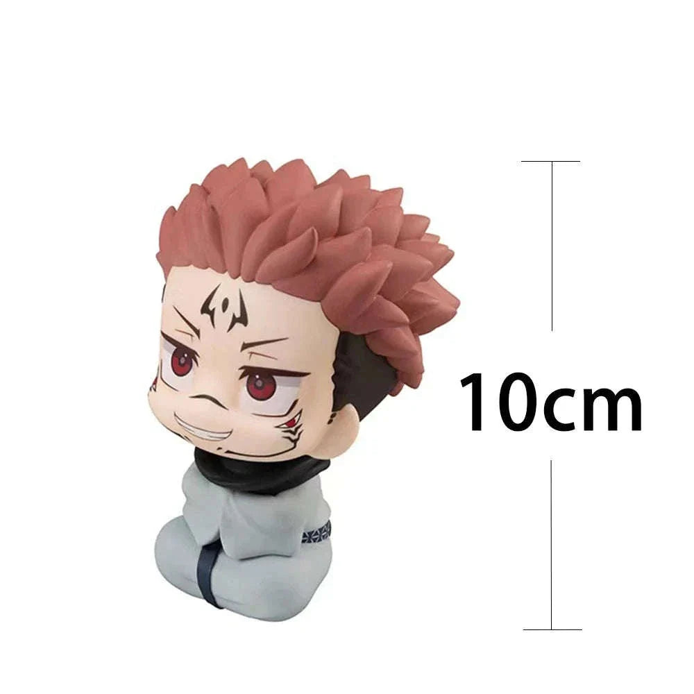 Gojo Satoru Anime Figure Jujutsu Kaisen Action Figurines Chibi Mini Set PVC Model Collectible Display Toy Gift