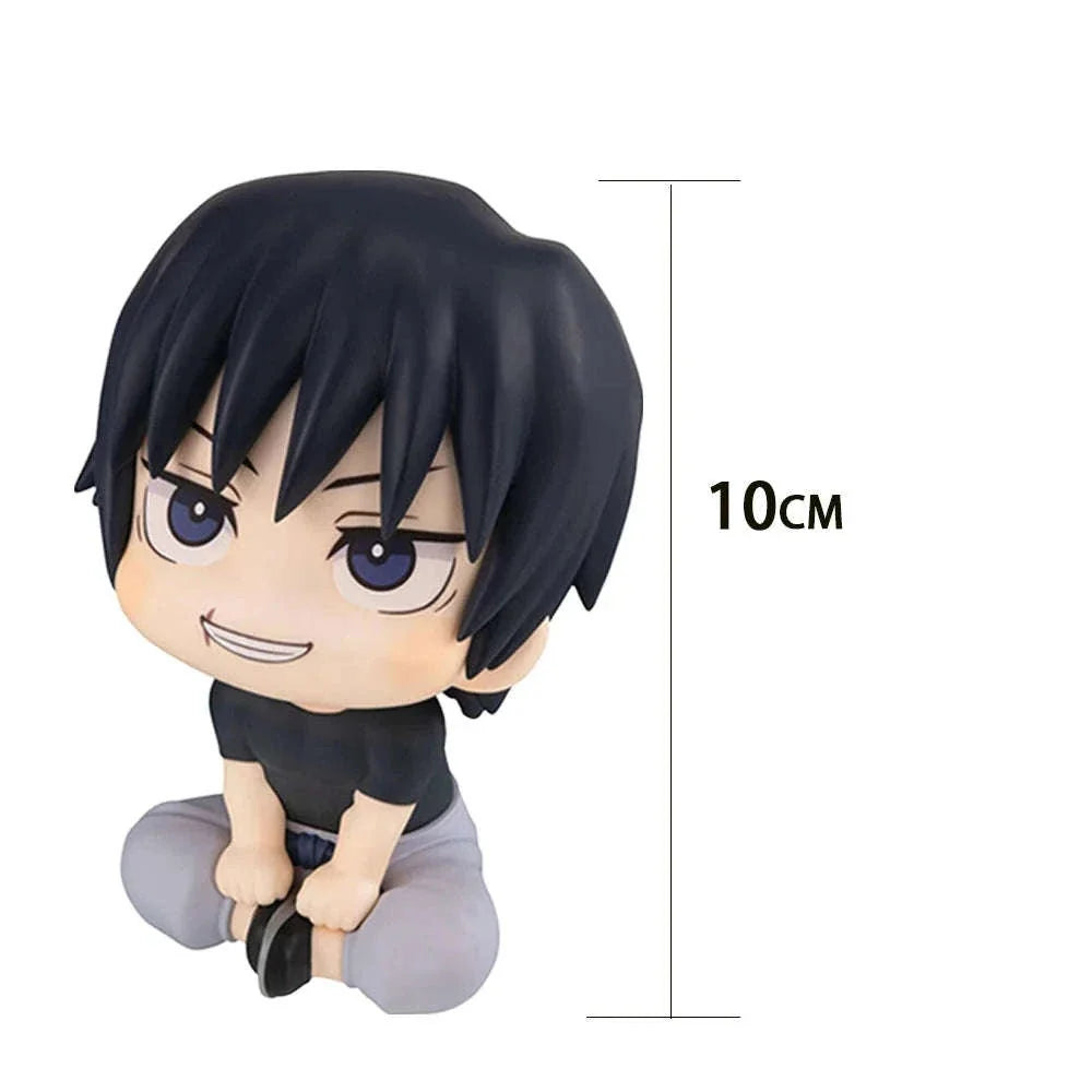 Gojo Satoru Anime Figure Jujutsu Kaisen Action Figurines Chibi Mini Set PVC Model Collectible Display Toy Gift