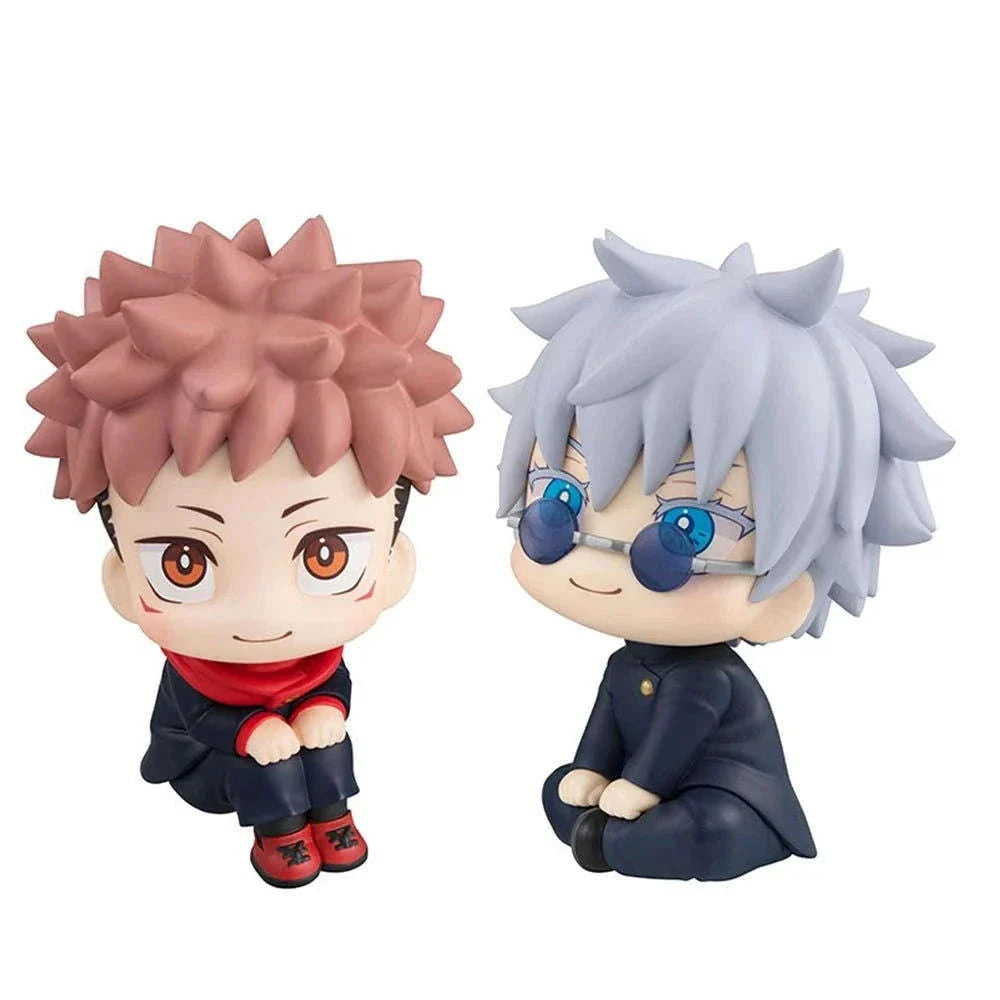 Gojo Satoru Anime Figure Jujutsu Kaisen Action Figurines Chibi Mini Set PVC Model Collectible Display Toy Gift