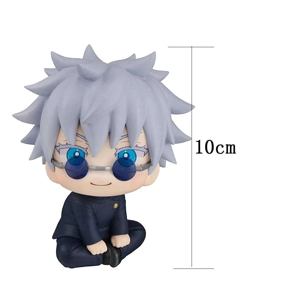 Gojo Satoru Anime Figure Jujutsu Kaisen Action Figurines Chibi Mini Set PVC Model Collectible Display Toy Gift