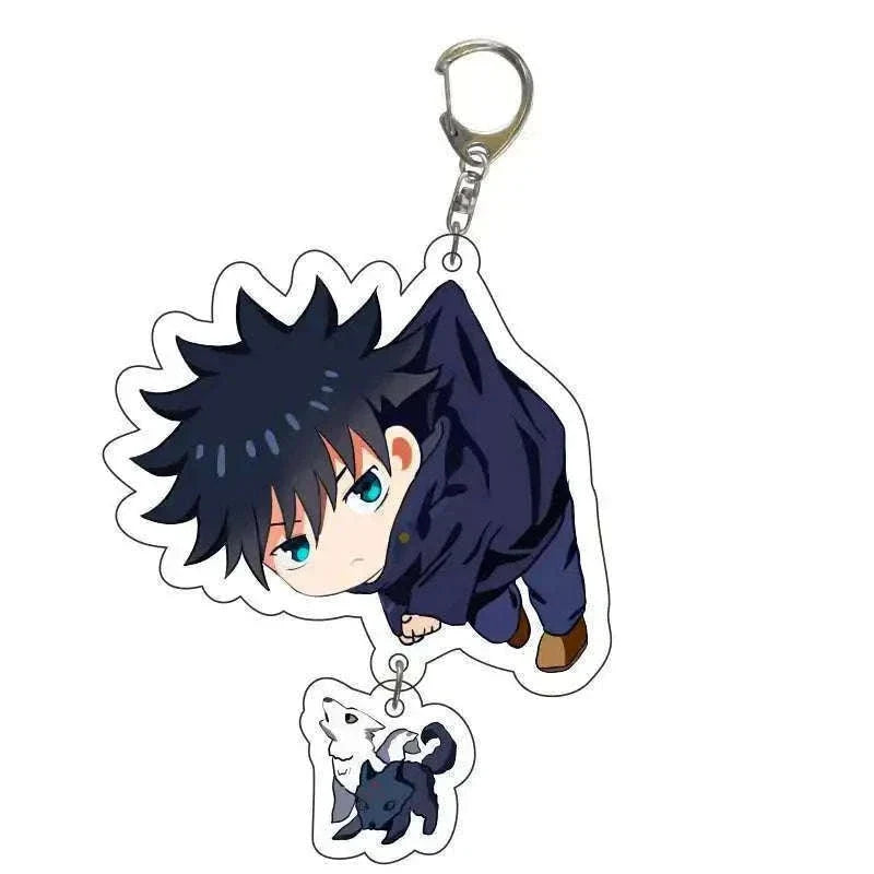 Jujutsu Kaisen Acrylic Keychain Gojo Itadori Megumi Sukuna Anime Key Chains Accessories Gift