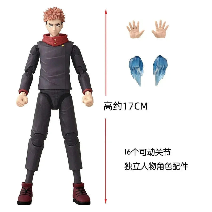 Jujutsu Kaisen Action Figure Gojo Satoru Itadori Yuji Fushiguro Megumi Anime Figurines Gifts 17 CM
