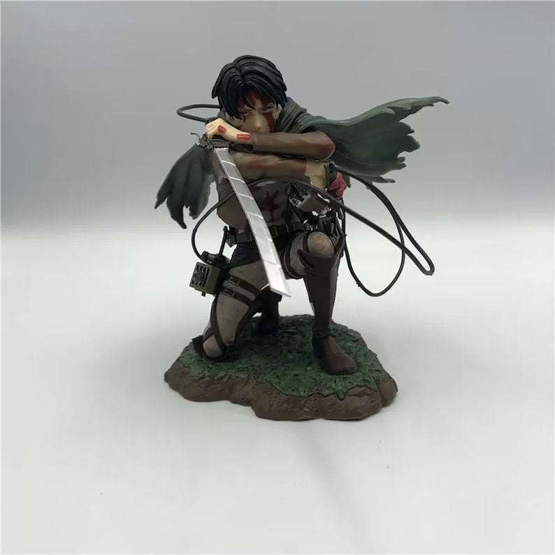 Levi Ackerman Figurine, Attack On Titan Figure, Shingeki no Kyojin Anime Gifts and Merchandise