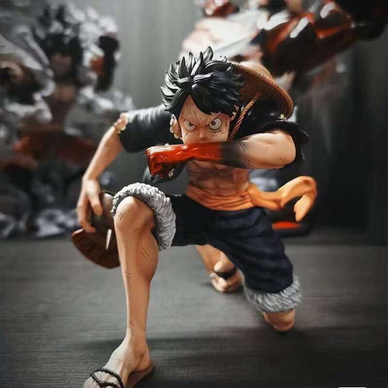Monkey D. Luffy Anime Figurine, One Piece Anime Figure, Toys and Statues for Kids Gifts, Luffy Gear 2