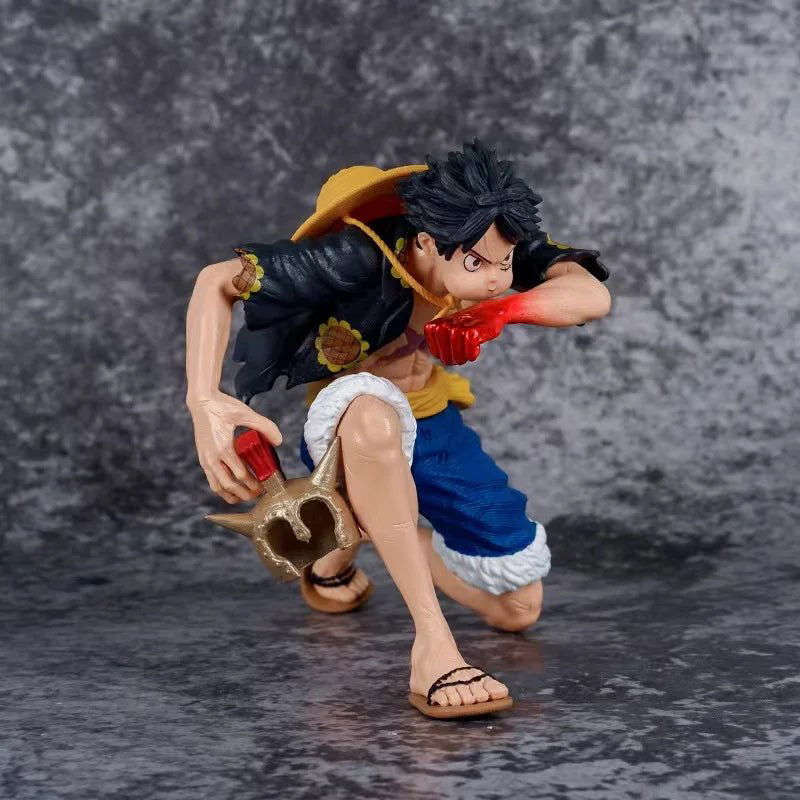 Monkey D. Luffy Anime Figurine, One Piece Anime Figure, Toys and Statues for Kids Gifts, Luffy Gear 2