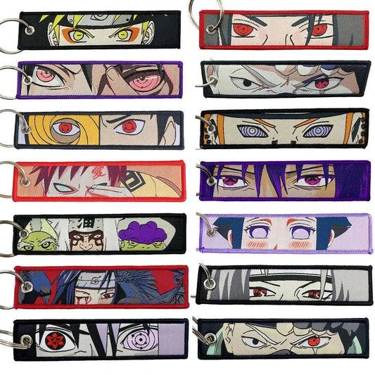 Naruto Shippuden Keychains Anime Key Chain Car Accessories