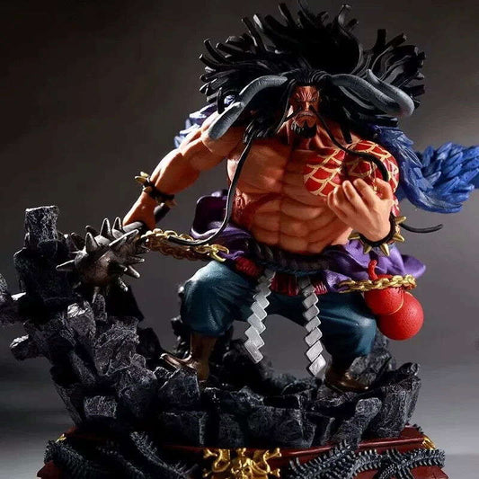 ONE PIECE Battle Kaido Action Figure, PVC Wano Yonko Four Emperors Beast Pirates The Strongest Creature Figurines