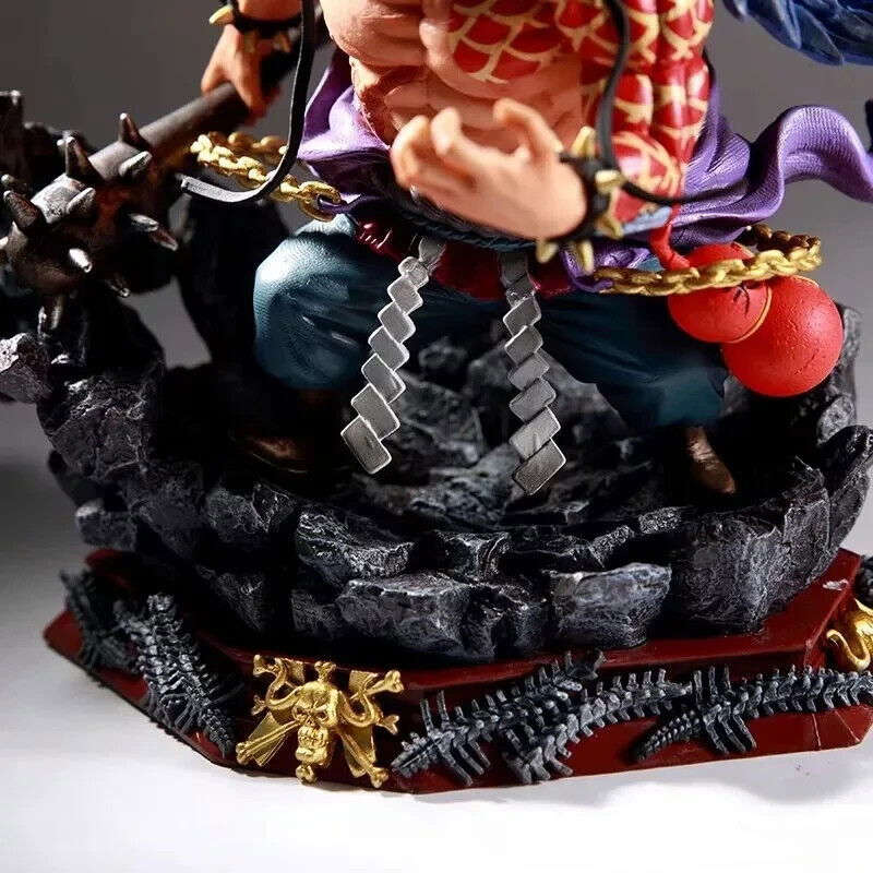 ONE PIECE Battle Kaido Action Figure, PVC Wano Yonko Four Emperors Beast Pirates The Strongest Creature Figurines