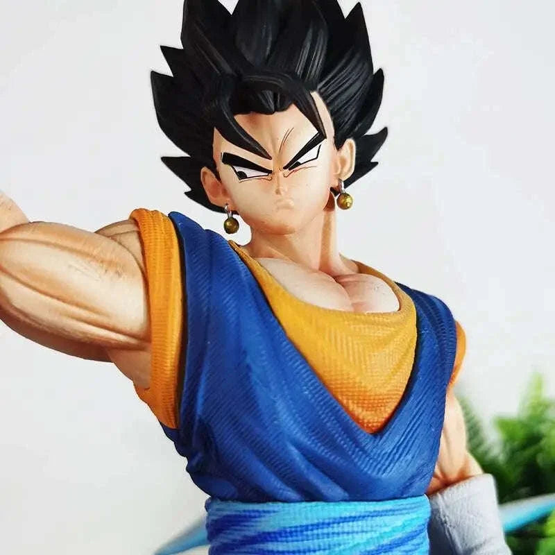 Super Saiyan Vegito Vs Majin Buu Anime Figure, Dragon Ball Z Action Figurines PVC Statue 31 CM