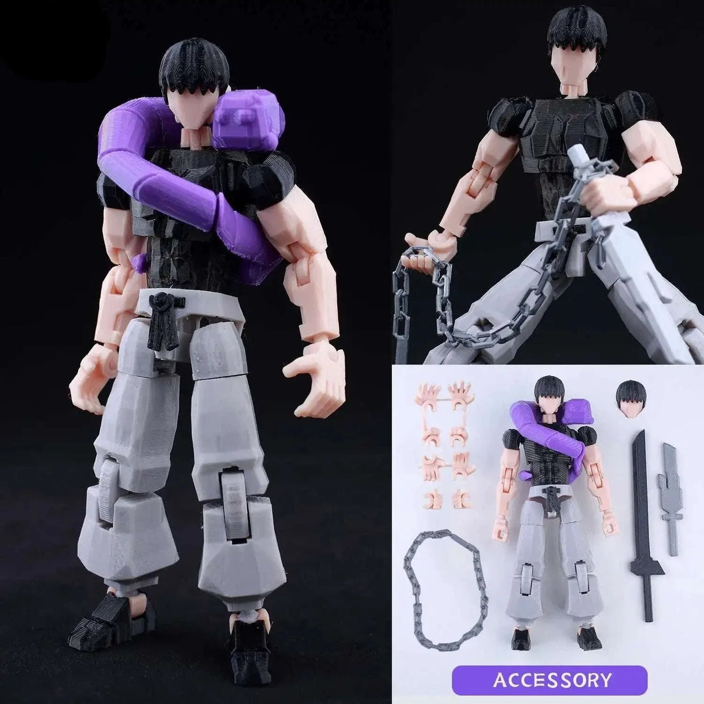 Jujutsu Kaisen 3D Printed Anime Figurine, Gojo Satoru Toji Yuji Sukuna Mahoraga Yuta