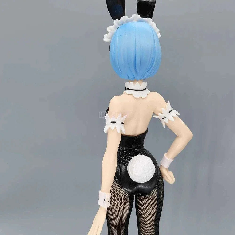 Rem and Ram Twins Bunny Outfit Anime Figurines, Re:ZERO Starting Life in Another World Action Figures