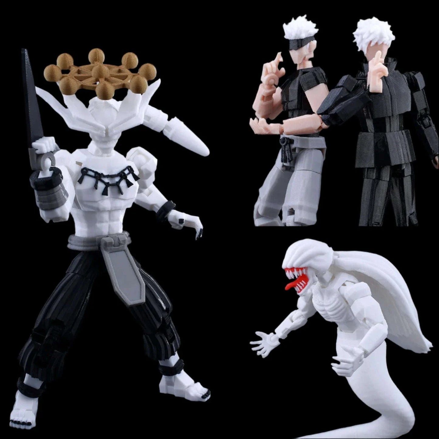 Jujutsu Kaisen 3D Printed Anime Figurine, Gojo Satoru Toji Yuji Sukuna Mahoraga Yuta