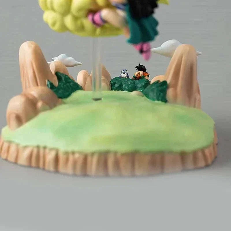 Kid Goku and Chichi Anime Figures, Dragon Ball Z Action Figurines 9 CM