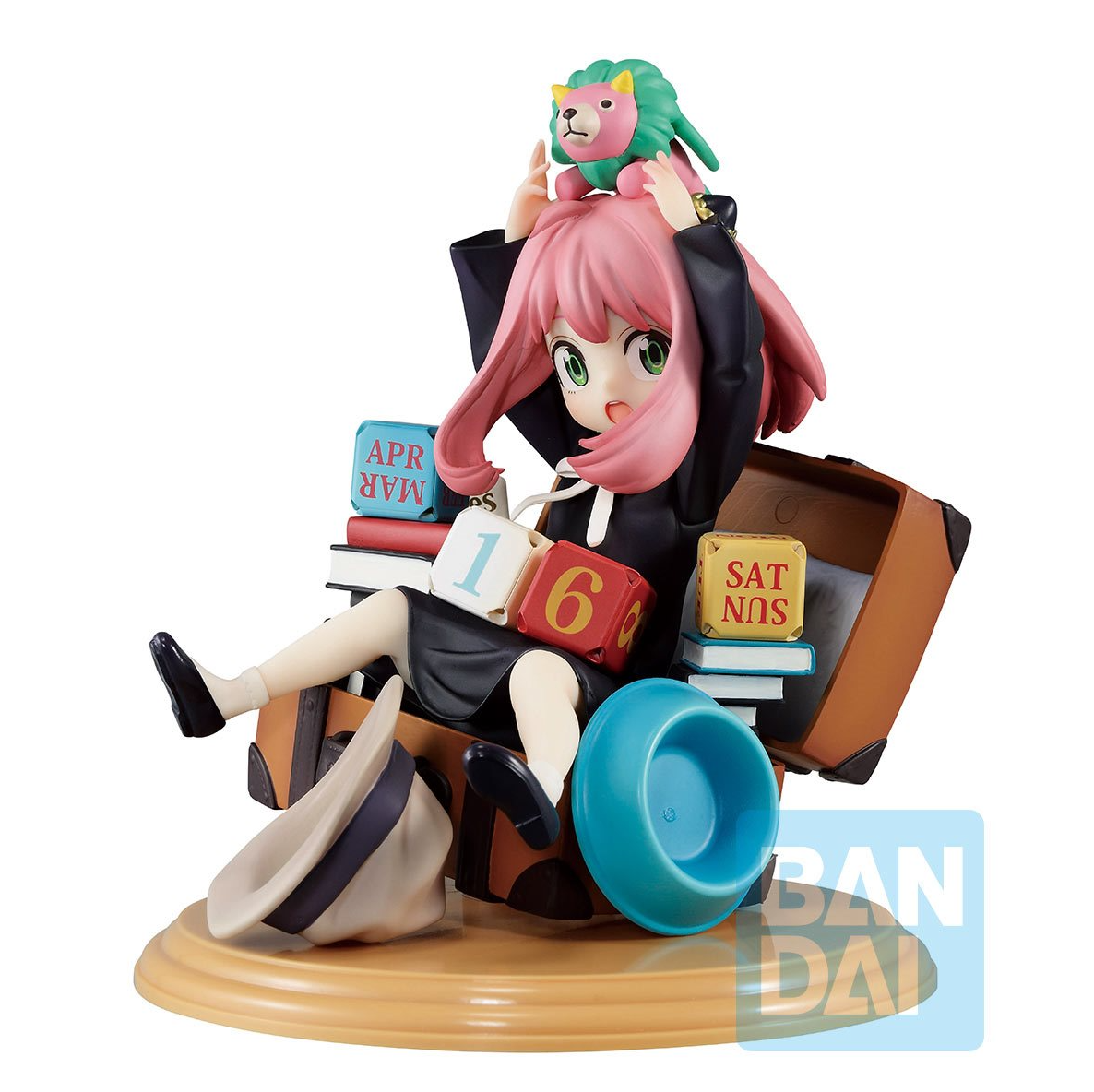 Spy x Family Anya Forger with Block Calendar Mission Start Version 1.5 Ichibansho Statue