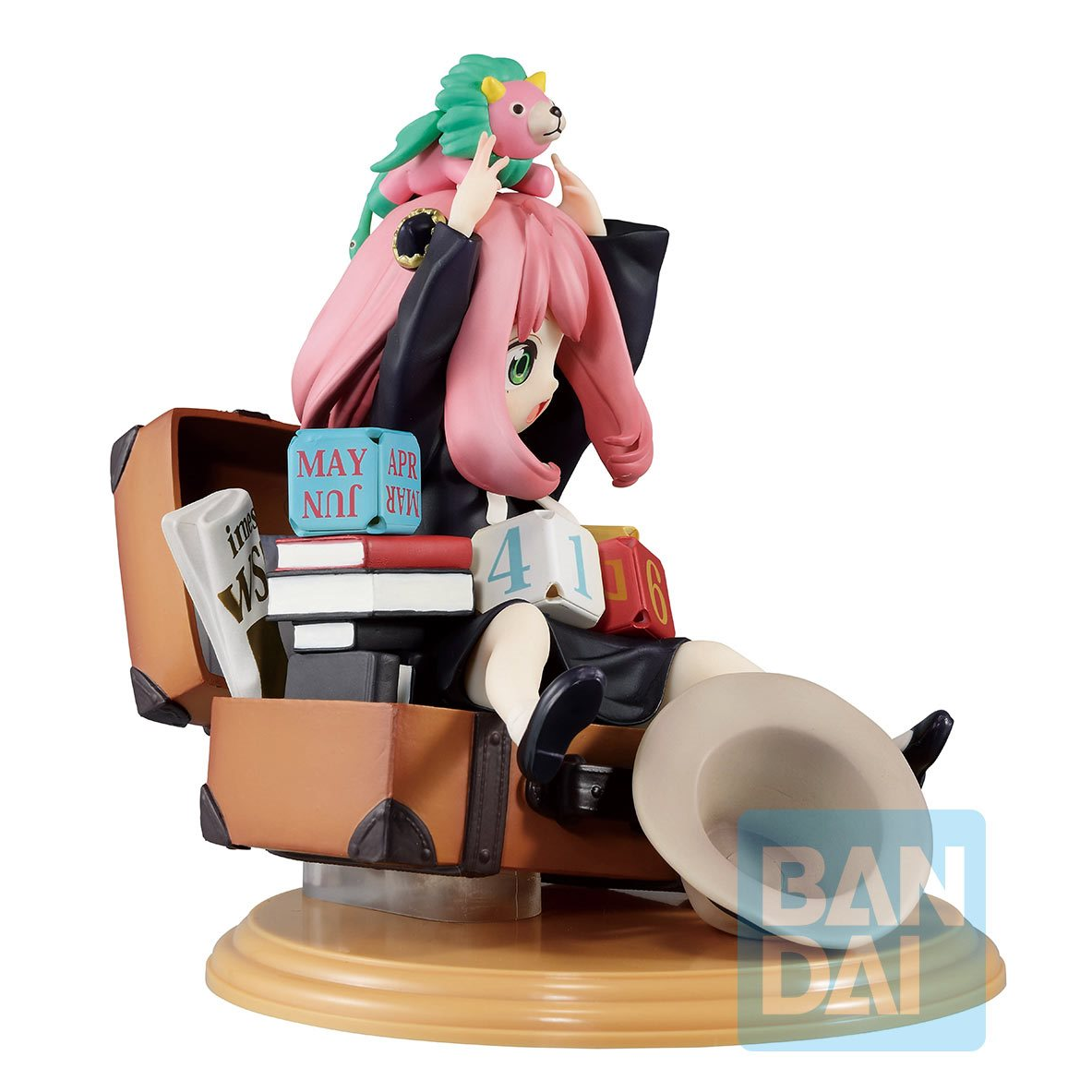 Spy x Family Anya Forger with Block Calendar Mission Start Version 1.5 Ichibansho Statue