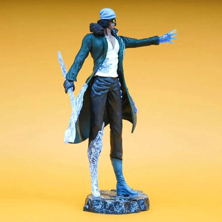Aokiji Kuzan Anime FIgurine, Marine Ice Admiral One Piece Action Figures 31 CM