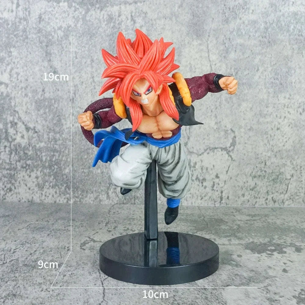 SSJ4 Gogeta, Vegeta, & Goku Anime Figurines - Dragon Ball GT Super Saiyan Action PVC Figurines