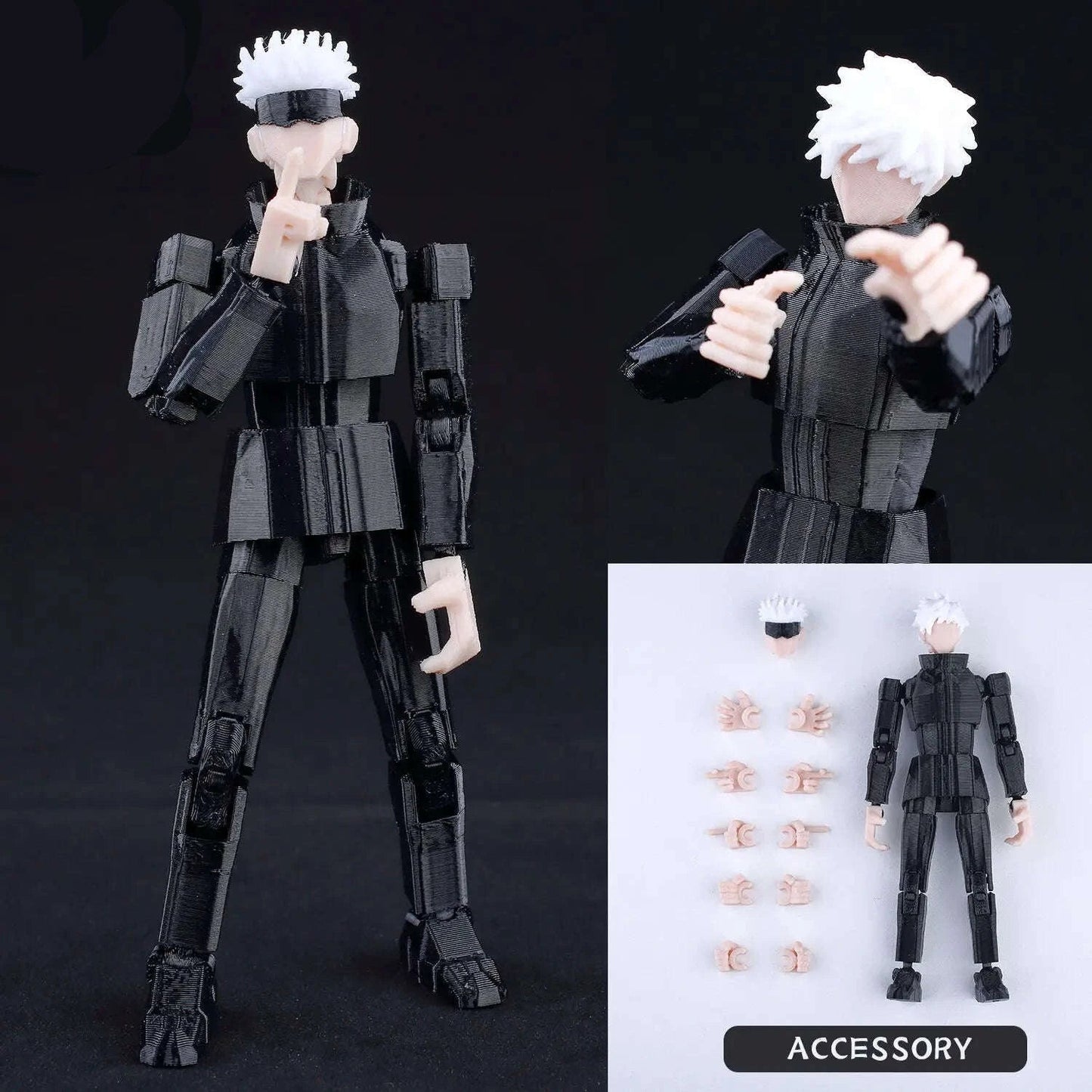 Jujutsu Kaisen 3D Printed Anime Figurine, Gojo Satoru Toji Yuji Sukuna Mahoraga Yuta