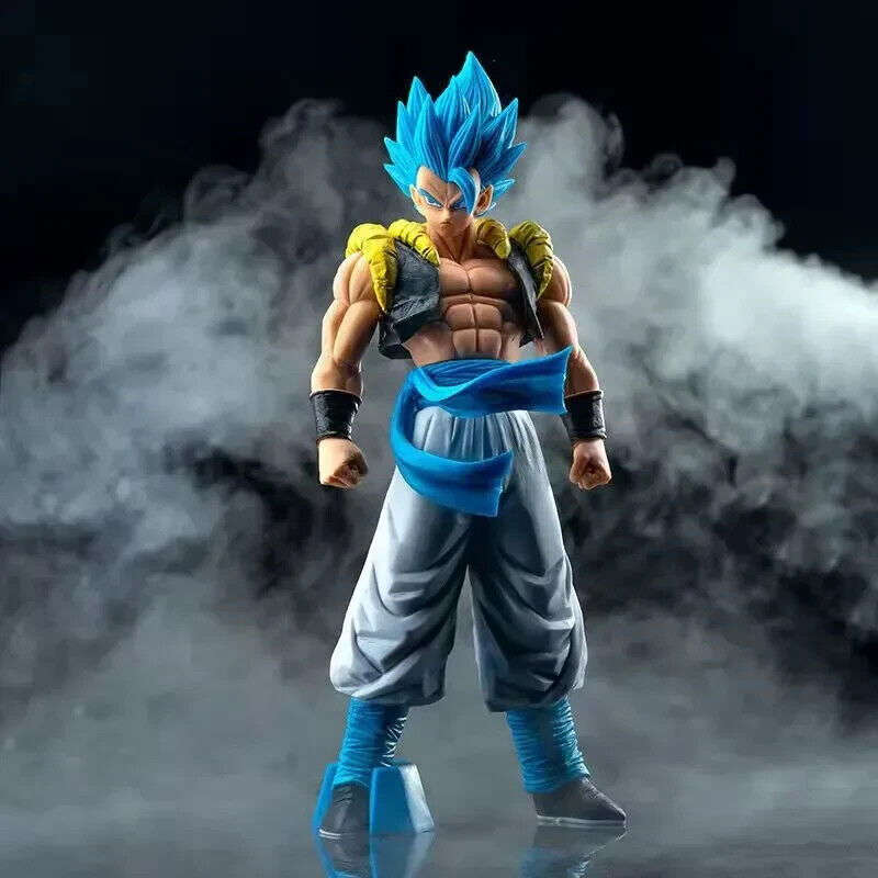 Super Saiyan Blue Gogeta Figure, Goku & Vegeta Fusion Dance DBZ Dragon ball Figurines