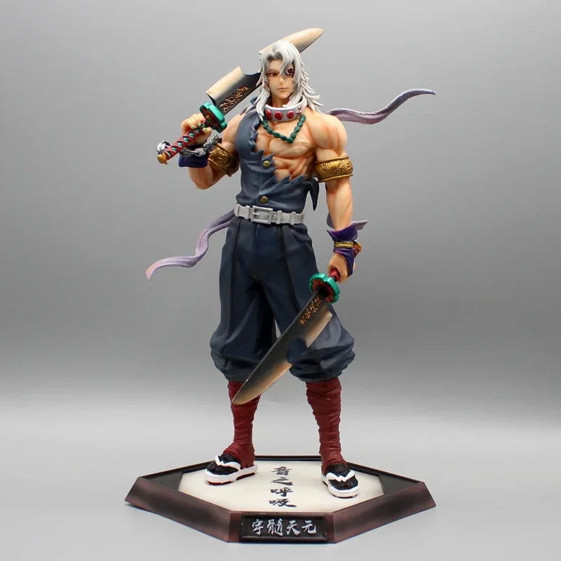 Tengen Uzui Demon Slayer Anime Figure, Sound Hashira Demon Slayer Kimetsu No Yaiba Figurines