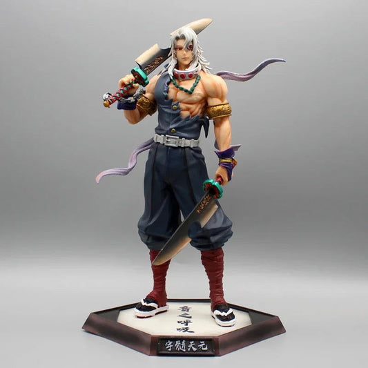 Tengen Uzui Demon Slayer Anime Figure, Sound Hashira Demon Slayer Kimetsu No Yaiba Figurines