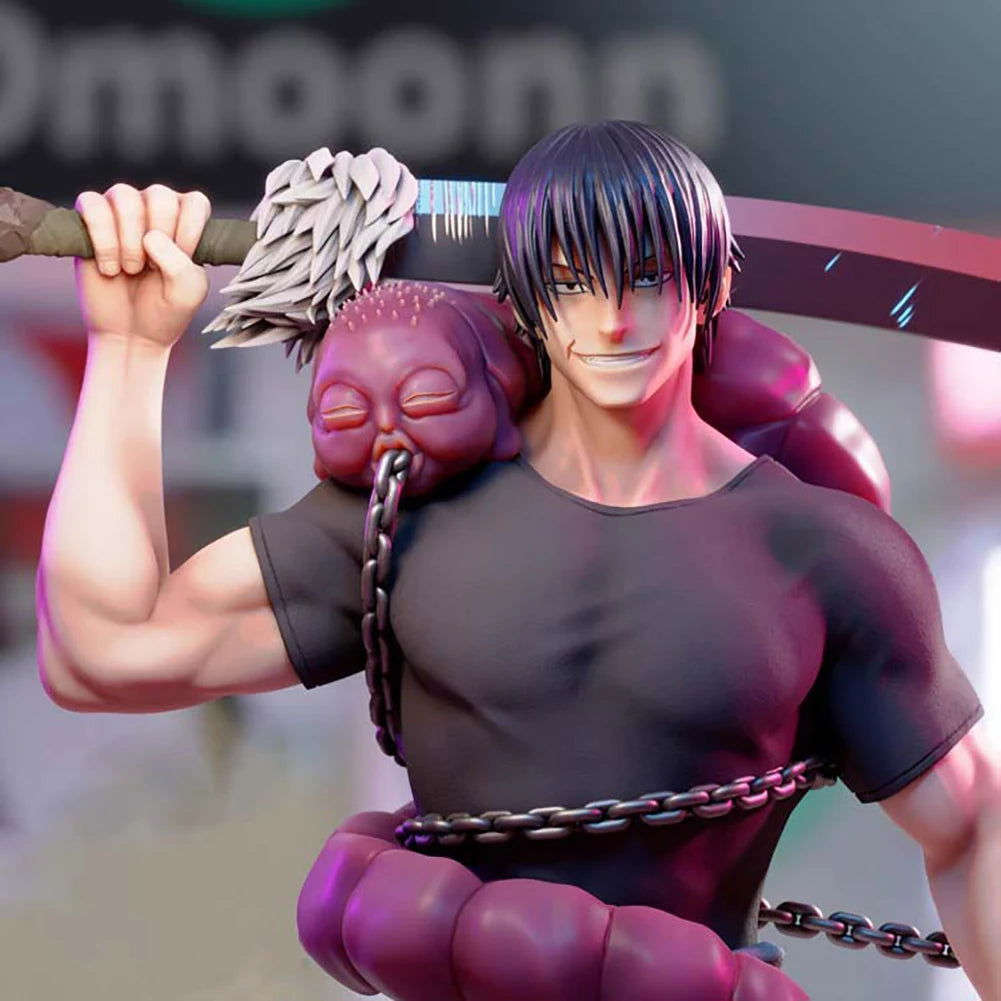 Toji Fushiguro Anime Figurine, Jujutsu Kaisen JJK Collectible Figures Strongest Warrior Standing Pose PVC Action Toys 22 cm