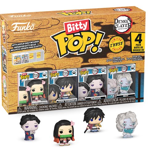 Demon Slayer Nezuko Kamado Funko Bitty Pop! Mini-Figure 4-Pack - Specialty