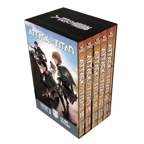 Attack on Titan Season 3 Part 2 Manga Box Set - Paperback