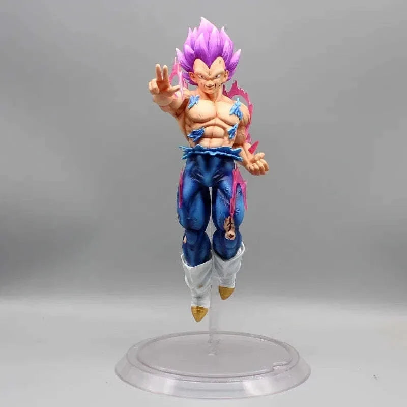 Vegeta Ultra Ego and Super Saiyan Blue Swappable Heads Anime Figure, Dragon Ball Z Action Figurines