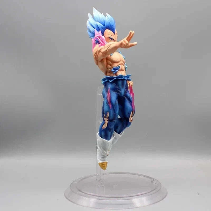 Vegeta Ultra Ego and Super Saiyan Blue Swappable Heads Anime Figure, Dragon Ball Z Action Figurines