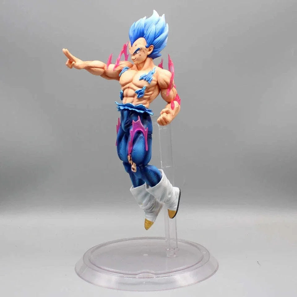 Vegeta Ultra Ego and Super Saiyan Blue Swappable Heads Anime Figure, Dragon Ball Z Action Figurines