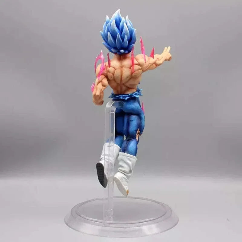 Vegeta Ultra Ego and Super Saiyan Blue Swappable Heads Anime Figure, Dragon Ball Z Action Figurines