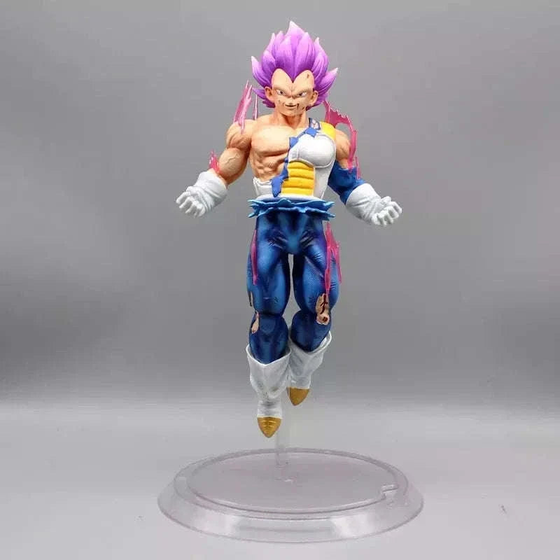 Vegeta Ultra Ego and Super Saiyan Blue Swappable Heads Anime Figure, Dragon Ball Z Action Figurines